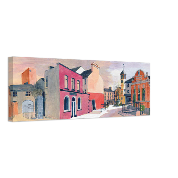 Skibbereen, West Cork, Ireland, Townscape, Panorama Canvas Print